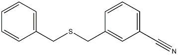 3-[(benzylsulfanyl)methyl]benzonitrile 구조식 이미지