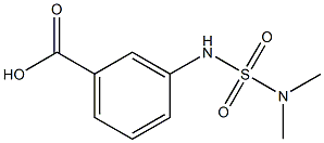 3-[(dimethylsulfamoyl)amino]benzoic acid Structure