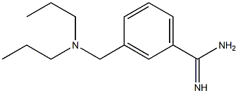 3-[(dipropylamino)methyl]benzenecarboximidamide 구조식 이미지