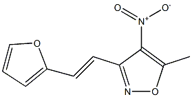3-[(E)-2-(2-furyl)vinyl]-5-methyl-4-nitroisoxazole 구조식 이미지