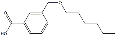 3-[(hexyloxy)methyl]benzoic acid 구조식 이미지