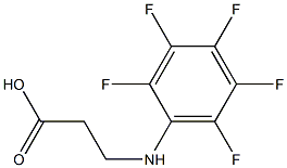3-[(pentafluorophenyl)amino]propanoic acid 구조식 이미지