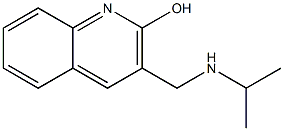 3-[(propan-2-ylamino)methyl]quinolin-2-ol Structure