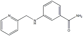 3-[(pyridin-2-ylmethyl)amino]benzamide Structure