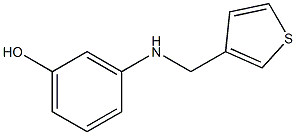 3-[(thiophen-3-ylmethyl)amino]phenol Structure