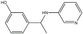 3-[1-(pyridin-3-ylamino)ethyl]phenol 구조식 이미지