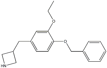 3-[4-(benzyloxy)-3-ethoxybenzyl]azetidine 구조식 이미지