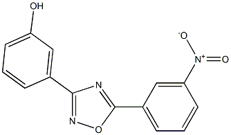 3-[5-(3-nitrophenyl)-1,2,4-oxadiazol-3-yl]phenol Structure