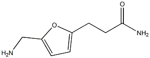 3-[5-(aminomethyl)furan-2-yl]propanamide Structure