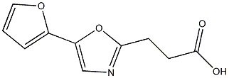 3-[5-(furan-2-yl)-1,3-oxazol-2-yl]propanoic acid 구조식 이미지