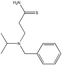 3-[benzyl(isopropyl)amino]propanethioamide 구조식 이미지