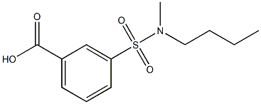 3-[butyl(methyl)sulfamoyl]benzoic acid Structure