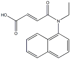 3-[ethyl(naphthalen-1-yl)carbamoyl]prop-2-enoic acid Structure