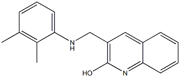 3-{[(2,3-dimethylphenyl)amino]methyl}quinolin-2-ol Structure