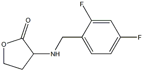 3-{[(2,4-difluorophenyl)methyl]amino}oxolan-2-one 구조식 이미지