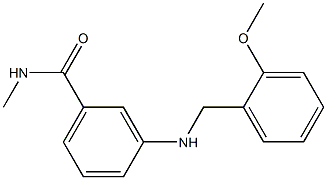 3-{[(2-methoxyphenyl)methyl]amino}-N-methylbenzamide 구조식 이미지