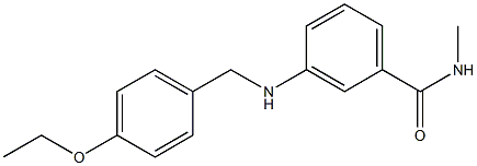 3-{[(4-ethoxyphenyl)methyl]amino}-N-methylbenzamide 구조식 이미지