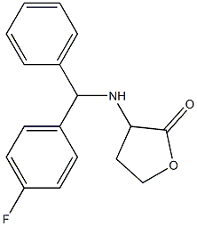 3-{[(4-fluorophenyl)(phenyl)methyl]amino}oxolan-2-one 구조식 이미지