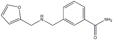 3-{[(furan-2-ylmethyl)amino]methyl}benzamide Structure