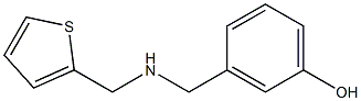 3-{[(thiophen-2-ylmethyl)amino]methyl}phenol Structure