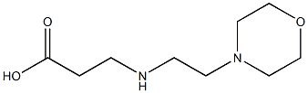 3-{[2-(morpholin-4-yl)ethyl]amino}propanoic acid 구조식 이미지