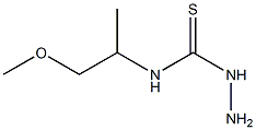 3-amino-1-(1-methoxypropan-2-yl)thiourea Structure