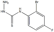 3-amino-1-(2-bromo-4-fluorophenyl)thiourea Structure