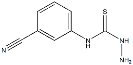 3-amino-1-(3-cyanophenyl)thiourea 구조식 이미지