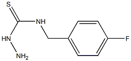 3-amino-1-[(4-fluorophenyl)methyl]thiourea Structure