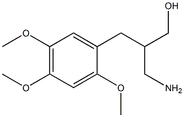 3-amino-2-[(2,4,5-trimethoxyphenyl)methyl]propan-1-ol Structure