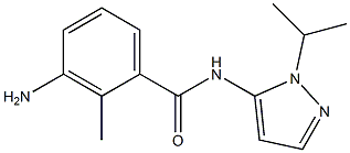 3-amino-2-methyl-N-[1-(propan-2-yl)-1H-pyrazol-5-yl]benzamide Structure