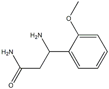 3-amino-3-(2-methoxyphenyl)propanamide 구조식 이미지