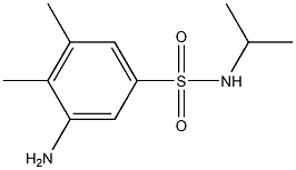 3-amino-4,5-dimethyl-N-(propan-2-yl)benzene-1-sulfonamide 구조식 이미지