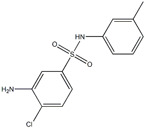 3-amino-4-chloro-N-(3-methylphenyl)benzene-1-sulfonamide 구조식 이미지