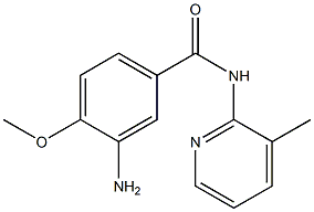 3-amino-4-methoxy-N-(3-methylpyridin-2-yl)benzamide 구조식 이미지