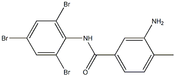 3-amino-4-methyl-N-(2,4,6-tribromophenyl)benzamide 구조식 이미지