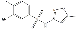 3-amino-4-methyl-N-(5-methyl-1,2-oxazol-3-yl)benzene-1-sulfonamide 구조식 이미지