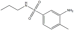 3-amino-4-methyl-N-propylbenzene-1-sulfonamide 구조식 이미지