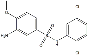 3-amino-N-(2,5-dichlorophenyl)-4-methoxybenzene-1-sulfonamide Structure