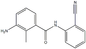 3-amino-N-(2-cyanophenyl)-2-methylbenzamide 구조식 이미지