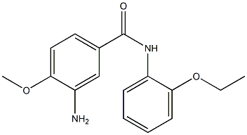 3-amino-N-(2-ethoxyphenyl)-4-methoxybenzamide Structure