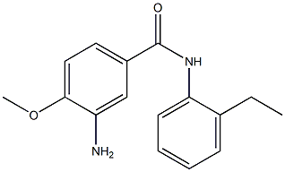 3-amino-N-(2-ethylphenyl)-4-methoxybenzamide Structure