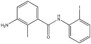 3-amino-N-(2-iodophenyl)-2-methylbenzamide Structure