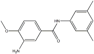 3-amino-N-(3,5-dimethylphenyl)-4-methoxybenzamide Structure