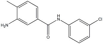 3-amino-N-(3-chlorophenyl)-4-methylbenzamide 구조식 이미지