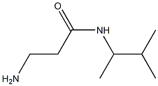 3-amino-N-(3-methylbutan-2-yl)propanamide 구조식 이미지