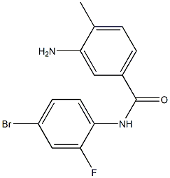 3-amino-N-(4-bromo-2-fluorophenyl)-4-methylbenzamide Structure