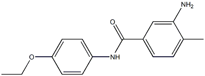 3-amino-N-(4-ethoxyphenyl)-4-methylbenzamide Structure