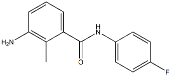 3-amino-N-(4-fluorophenyl)-2-methylbenzamide 구조식 이미지