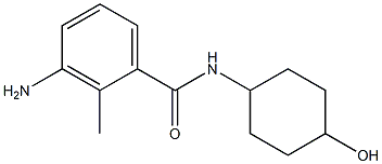 3-amino-N-(4-hydroxycyclohexyl)-2-methylbenzamide Structure